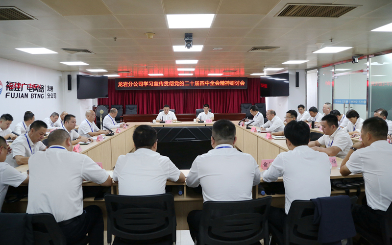 福建广电网络集团龙岩分公司召开学习宣传贯彻党的二十届四中全会精神交流研讨会